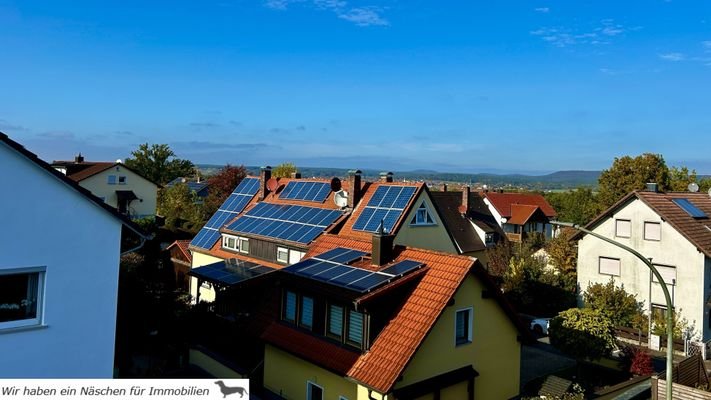 Ausblick ins Maintal Balkon DG