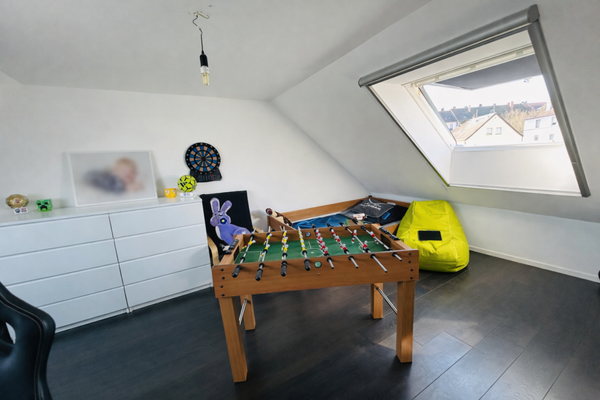 Spielzimmer im Dachgeschoss