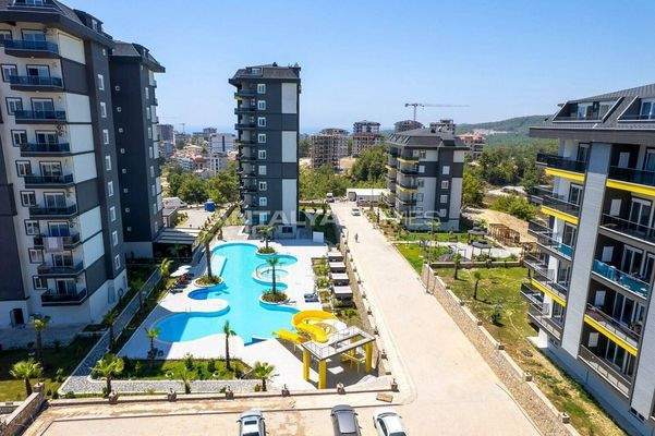 Investment Apartments in an Elite Complex in Alanya Avsallar