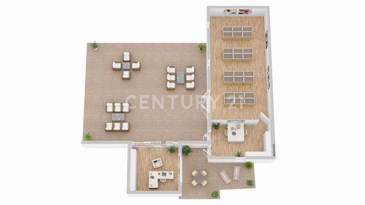 Innenhof und Nebengebäude