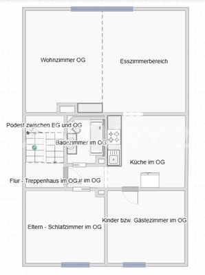 Grundriss Obergeschoss 