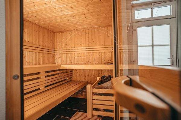 Die integrierte Sauna