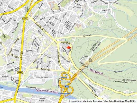 Geolyzer Kartenausschnitt