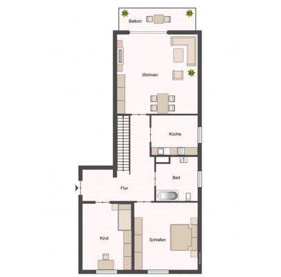 Grundriss Erdgeschoss clean