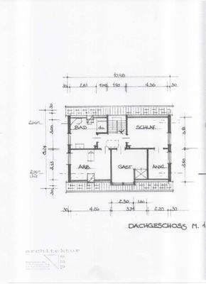 Grundriss Dachgeschoss