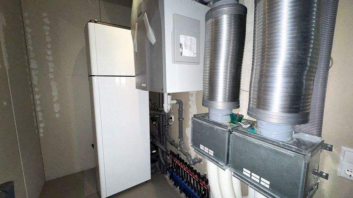 Erdwärmepumpe und Lüftungsanlage