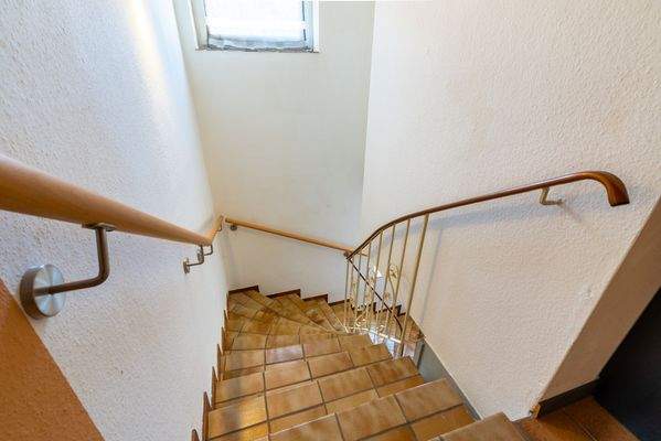 Treppe zur Wohnung 
