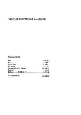 Wohnflächenberechnung