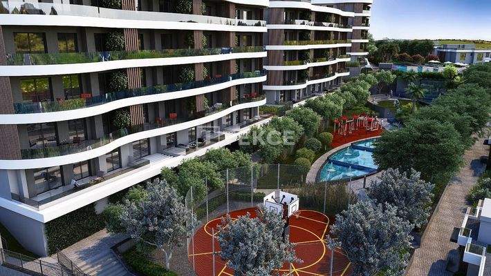Sea View Apartments in a Complex with Pool in Kuşadası