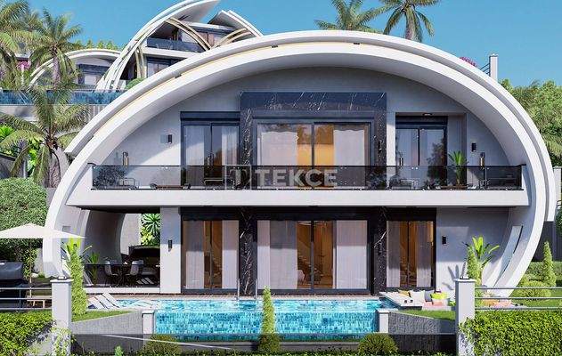 Unique Villas with Private Pool in Alanya Kargıcak