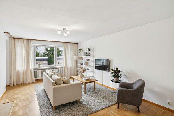 Wohnzimmer KI-generiert