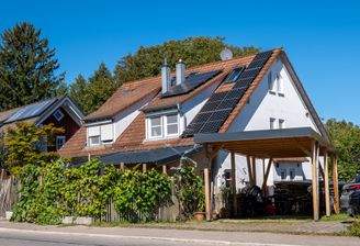 modernisierte Doppelhaushälfte