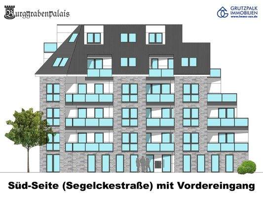 Bauzeichnungsansicht von SÜD