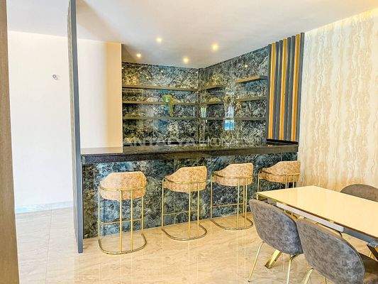 Flats in a Secure Complex with Swimming Pools in Kestel Alanya