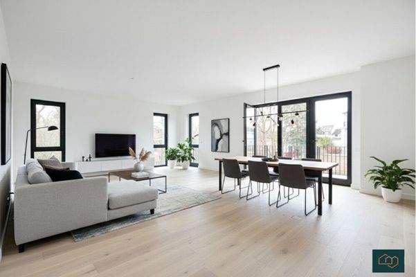 Wohnraum, visualisiert mit KI