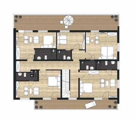 Hotel Dorfkrug Obergeschoss 2