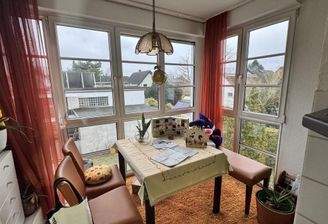 Essecke im Wohnzimmer