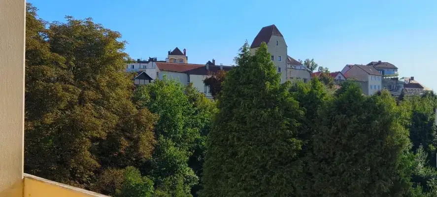 Ausblick Loggia - Schlafzimmer -  Historischer Stadtkern Enns.jpg