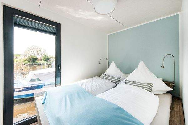 Schlafzimmer Hausboot 
