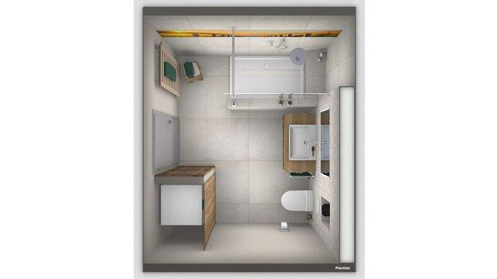 Bad_Whg 3_Ansicht von oben