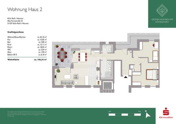 Grundriss Wohnung 6