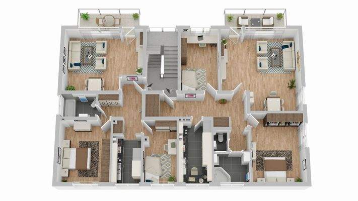 Grundriss Obergeschoss