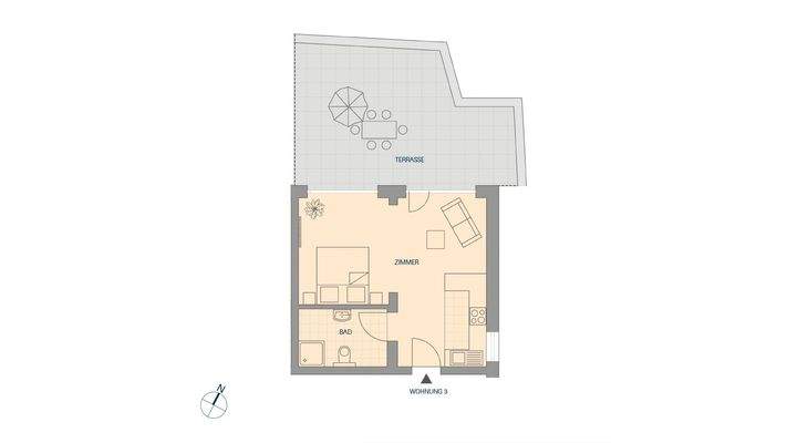 Grundriss Wohnung 3