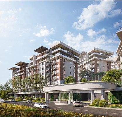 Flats in a Social Complex with Lake Views in Kocaeli