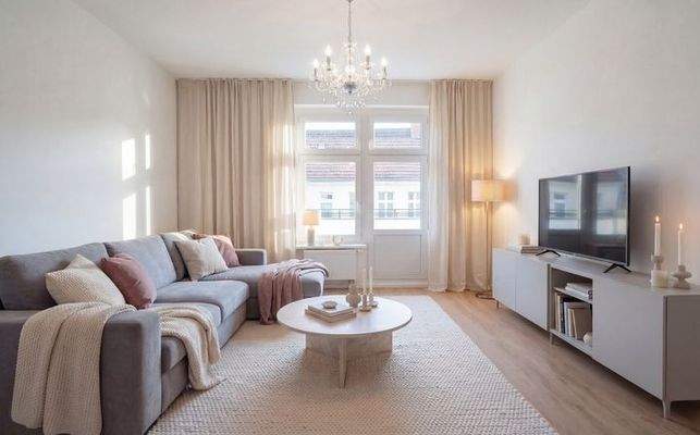 Innenvisualisierung Wohnzimmer