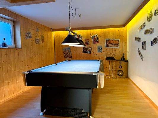Billardzimmer im UG