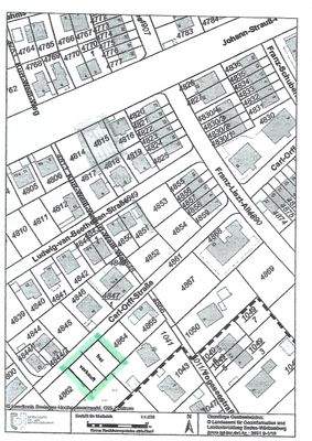 Lageplan , es handelt sich um die Seite wo verkauft steht