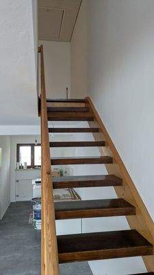 Treppe ins obere Stockwerk