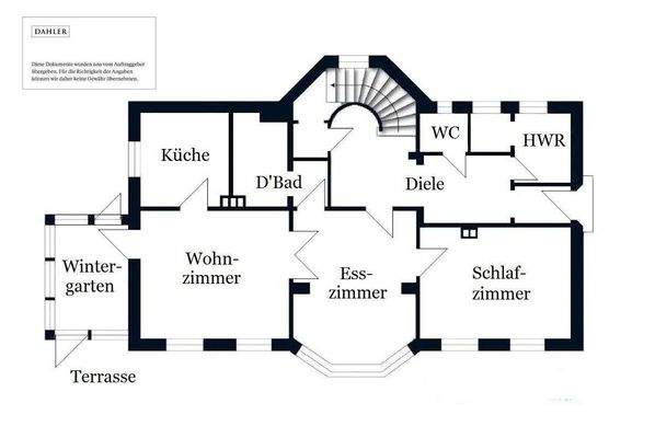 Grundriss Haupthaus - EG