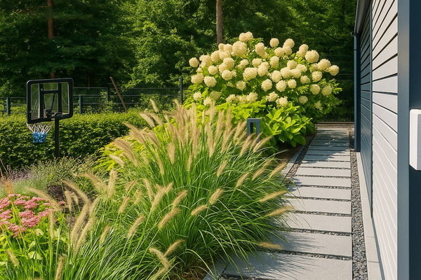 Durchdachte Bepflanzung