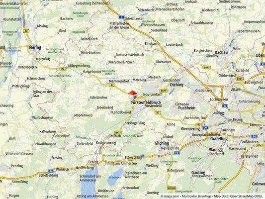 Geolyzer Kartenausschnitt