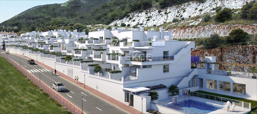 Affordable Flats with Large Terraces in Benalmádena Pueblo