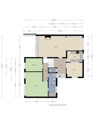 Grundriss Erdgeschoss/Hochparterre