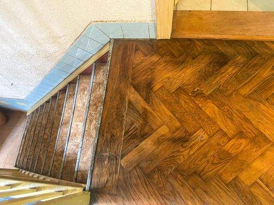 Parkett im Obergeschoss