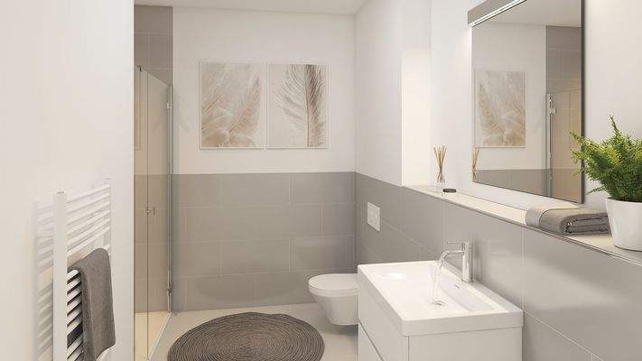 Illustration Duschbad