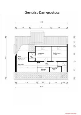 Grundriss Dachgeschoss Expose