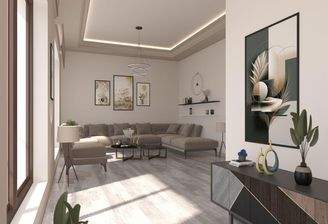 Wohnzimmer visualisiert