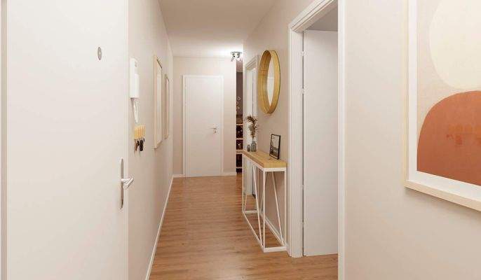 Freundlicher Flurbereich