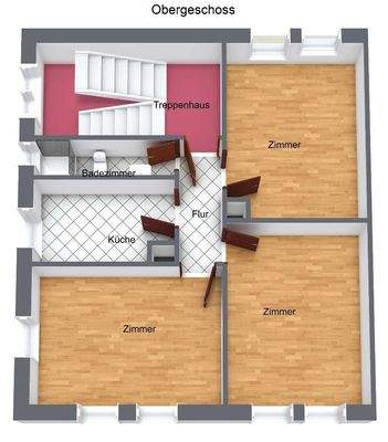 Illustration Obergeschoss
