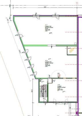 Lager A, Anlieferung EG