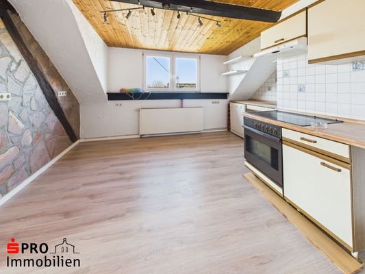 Küche Dachgeschoss