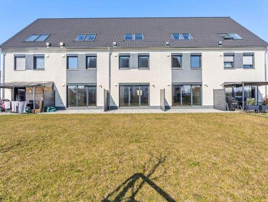 Terrasse mit Mietergärten