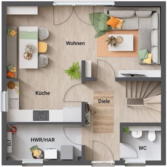Grundriss Erdgeschoss