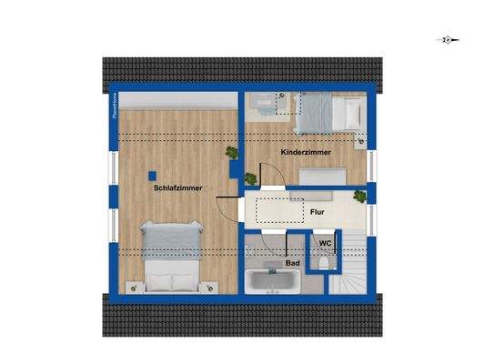 Grundriss Dachgeschoss