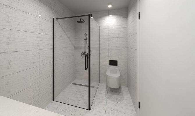 Badezimmer Beispiel Dusche