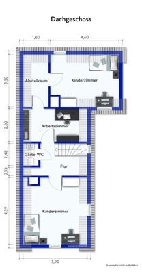 Grundriss DG